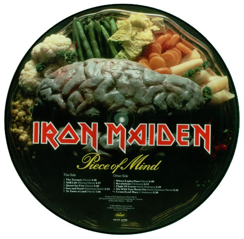 Iron Maiden Piece Of Mind US picture disc LP (vinyl picture